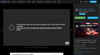 
                            12. ArtStation - Star Guardian Syndra | Login Screen - League of ...