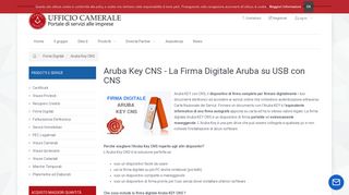 
                            12. Aruba Key CNS, la Firma digitale Aruba con CNS su USB