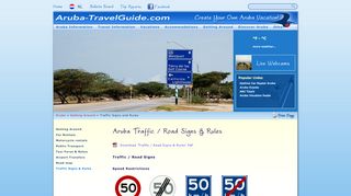 
                            12. Aruba Traffic Signs and Rules - Aruba Travel Guide