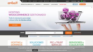 
                            7. Aruba.it: Hosting, Dominios, Cloud, E-Security, PEC, Firma, Server