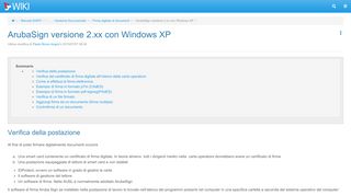 
                            13. ArubaSign versione 2.xx con Windows XP (Manuali SISPC.01 ...