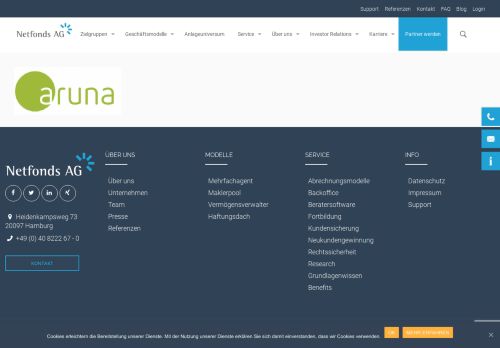 
                            6. aruna - Netfonds AG