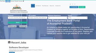 
                            3. Arunachal Government Employment Bank