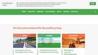 
                            6. arv Baustoffrecycling Schweiz