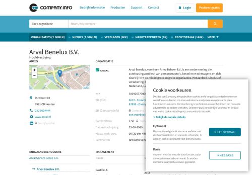 
                            10. Arval Benelux B.V. - HOUTEN - 300926770000 | Company.info