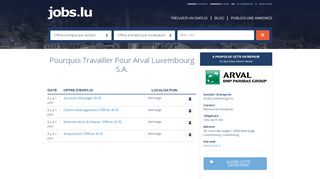 
                            8. Arval Luxembourg S.A. - Jobs.lu