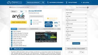 
                            12. Arvixe Reviews: Is Arvixe A Good Hosting? Ratings & ...