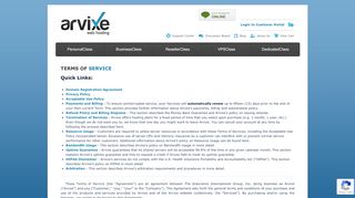 
                            13. Arvixe Terms of Service