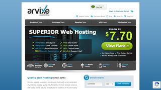 
                            9. Arvixe Web Hosting