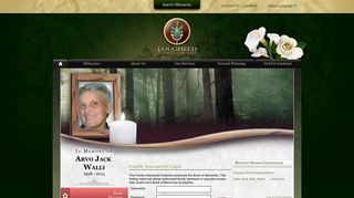 
                            8. Arvo Walli Login - Sudbury, Ontario | Lougheed Funeral Home