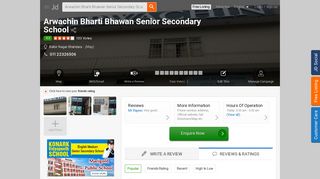 
                            12. Arwachin Bharti Bhawan Senior Secondary School, Balbir Nagar ...