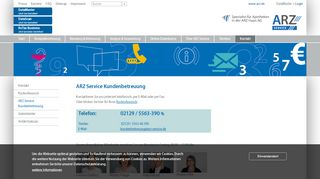 
                            3. ARZ Service Kundenbetreuung | ARZ Service GmbH