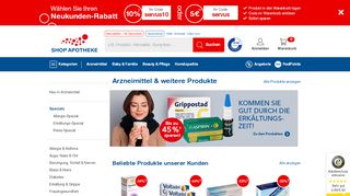 
                            3. Arzneimittel & weitere Produkte: shop-apotheke.at