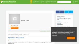 
                            5. Arzoo.com - Consumer Complaints Forum