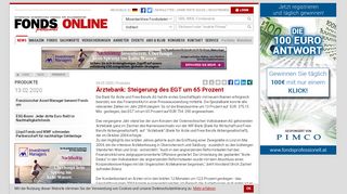 
                            9. Ärztebank: Steigerung des EGT um 65 Prozent | Produkte | 04.05.2005 ...