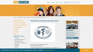 
                            8. Ärztekammer Mecklenburg-Vorpommern / Aussteller / JOBFACTORY ...