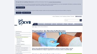 
                            7. Ärztlicher Bereitschaftsdienst in Bayern - Kassenärztliche ... - KVB.de