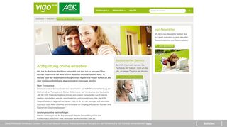 
                            9. Arztquittung online einsehen | AOK vigo