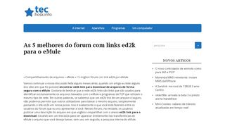 
                            9. As 5 melhores do forum com links ed2k para o eMule