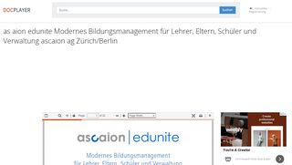 
                            5. as aion edunite Modernes Bildungsmanagement für Lehrer, Eltern ...