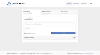 
                            3. AS Bauer eLearning: Startseite