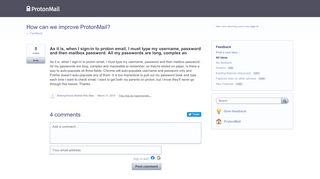 
                            6. As it is, when I sign-in to proton email, I must type my username ...