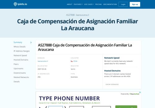 
                            9. AS27888 Caja de Compensación de Asignación Familiar La ... - IpInfo.io