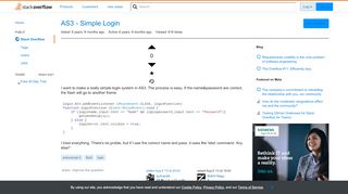 
                            8. AS3 - Simple Login - Stack Overflow