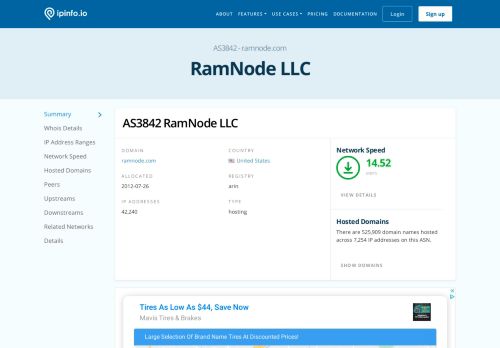 
                            12. AS3842 RamNode LLC - IPinfo IP Address Geolocation API