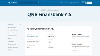 
                            9. AS8831 QNB Finansbank A.S. - ipinfo.io - useragent.io