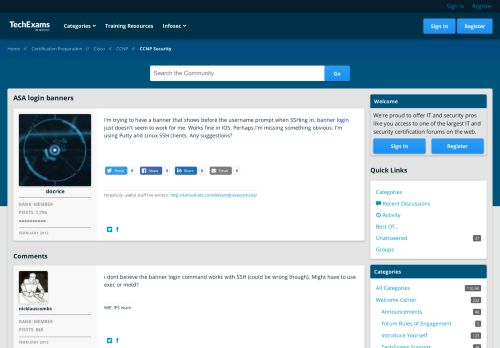 
                            11. ASA login banners — TechExams Community