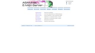 
                            2. ASAMnet Mailserver