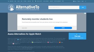 
                            11. Asana Alternatives for Apple Watch - AlternativeTo.net