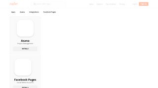 
                            13. Asana + Facebook Pages Integrations | Zapier