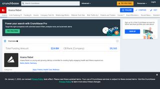 
                            11. Asana Rebel | Crunchbase