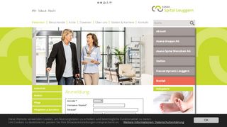 
                            3. Asana Spital Leuggern: Login