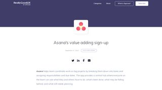 
                            9. Asana's Value Adding Sign-Up - Really Good UX