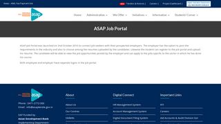 
                            1. ASAP Job Portal – Additional Skill Acquisition Programme