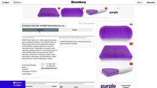 
                            11. ASAP Payroll Service, Inc.: Private Company Information - Bloomberg