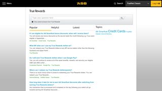 
                            9. ASB Help : true-rewards - ASB Bank