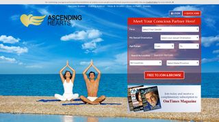 
                            9. Ascending Hearts Spiritual Dating Site for Conscious Dating