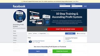 
                            8. Ascending Profit System - Home | Facebook