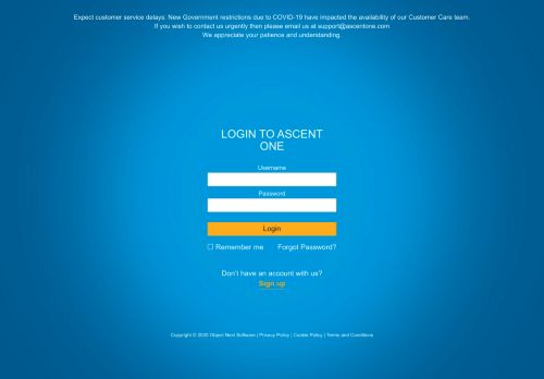 
                            5. ASCENT ONE Login