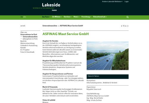 
                            6. ASFINAG Maut Service GmbH - Lakeside Park