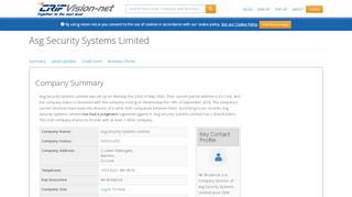 
                            12. Asg Security Systems Limited - Irish Company Info - Vision-Net