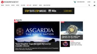 
                            8. Asgardia - latest news, breaking stories and comment - The Independent