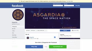 
                            4. Asgardia - Trang chủ | Facebook