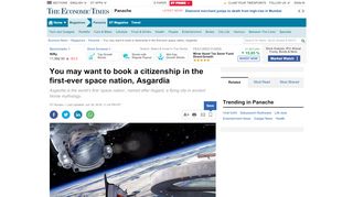 
                            6. Asgardia: You may want to book a citizenship in the first-ever space ...