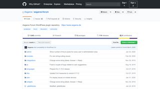 
                            12. Asgaros Forum WordPress plugin repository. - GitHub