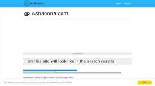 
                            11. ashabona.com: Ashabouna - Learn & Teach Arabic ...